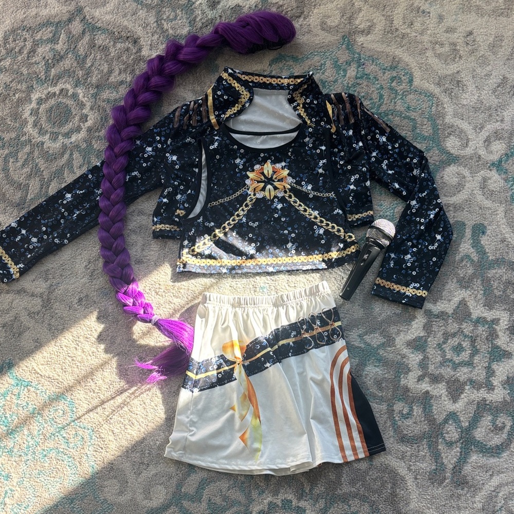 Rumi K-pop Demon Hunters Huntrix costume size 6-8 girls
